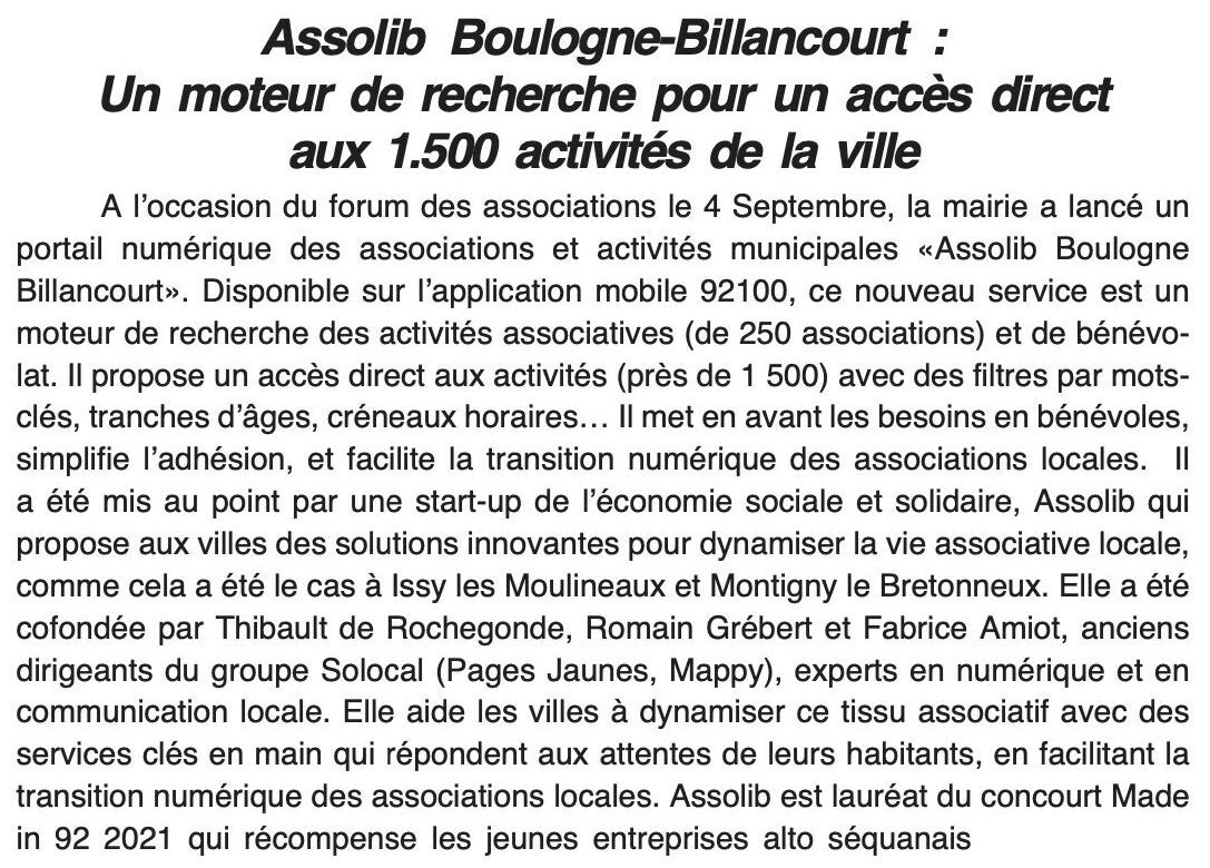 Assolib Boulogne-Billancourt